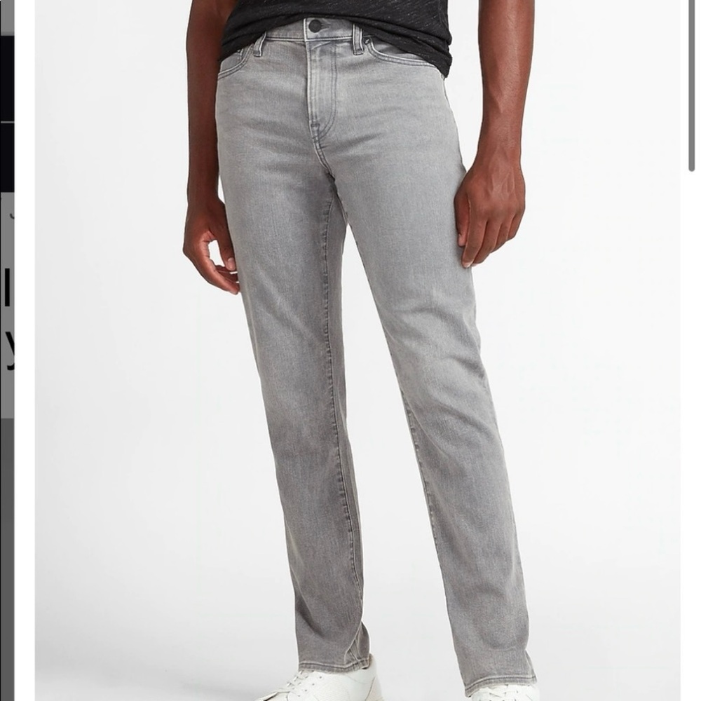 EXPRESS Men’s Hyper Stretch Slim Gray Denim Jeans Size 29 x 31